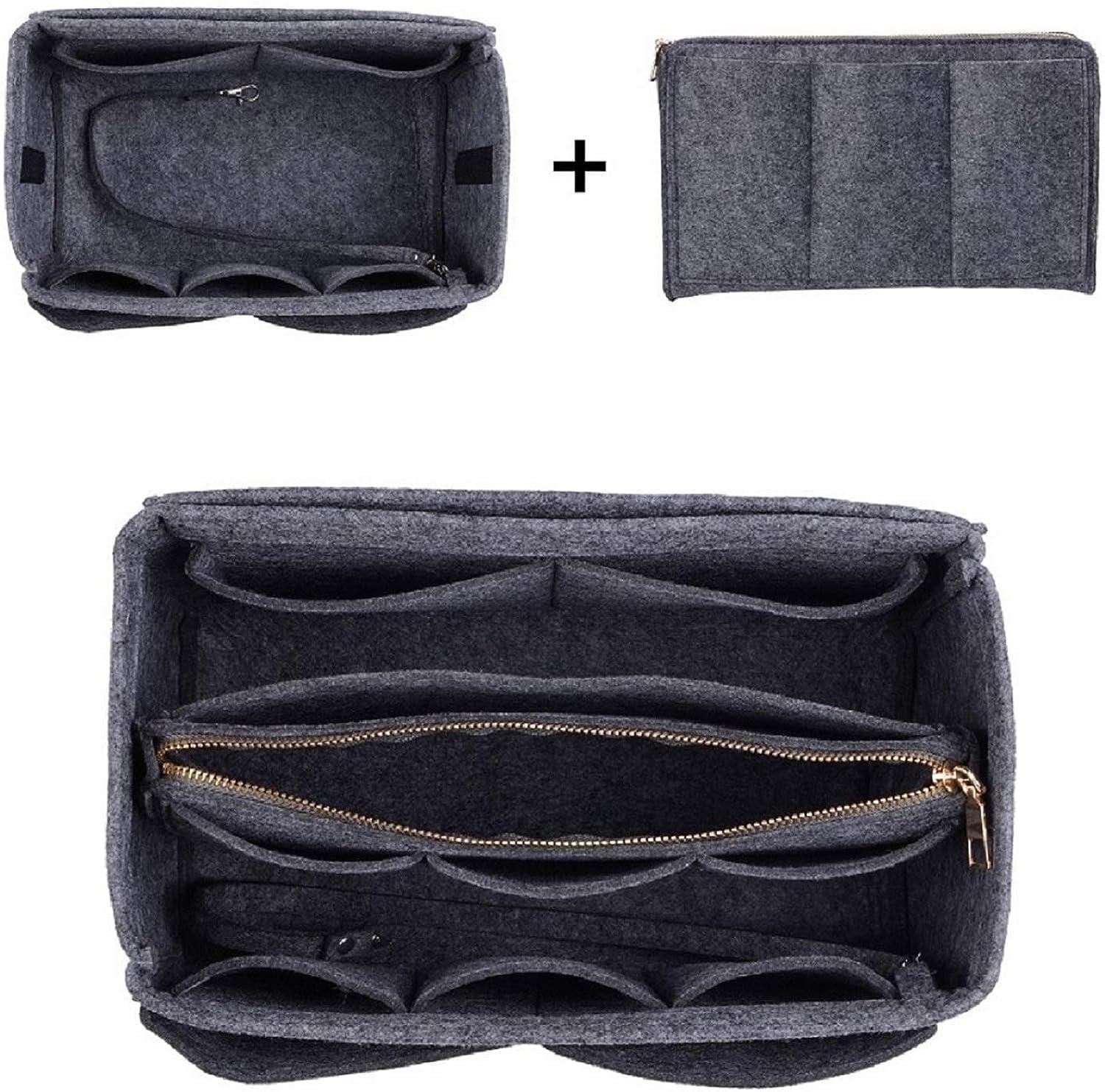 Multi-Pocket Felt Purse Organiser