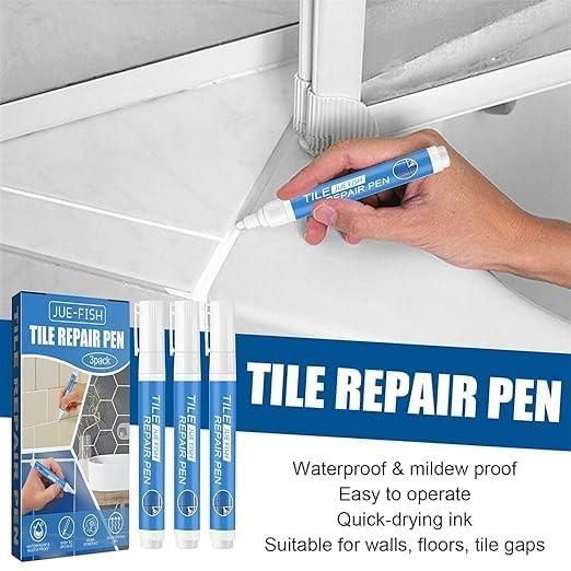 Quick-Dry Waterproof Tile Repair Pen (Pack of 3)