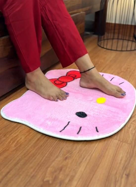 Cute Kitty Soft Anti-Skid Floor Mat