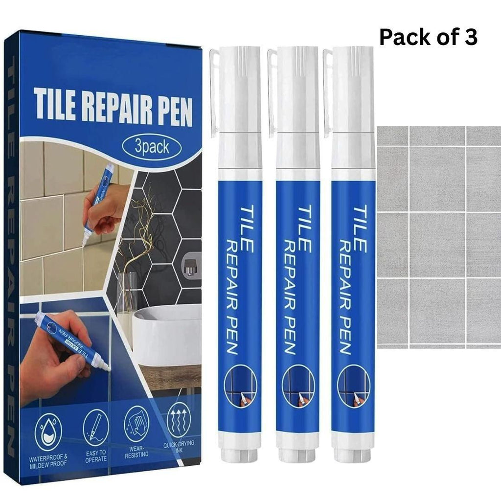 Quick-Dry Waterproof Tile Repair Pen (Pack of 3)