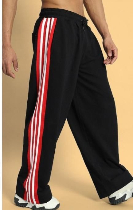 Comfort-Fit Retro Stripe Track Pants