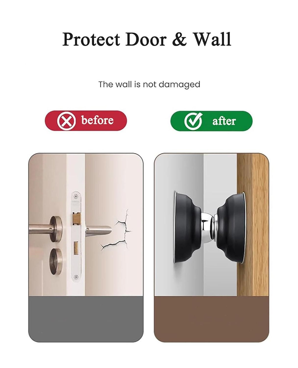 Magnetic Wall Door Stopper Protector