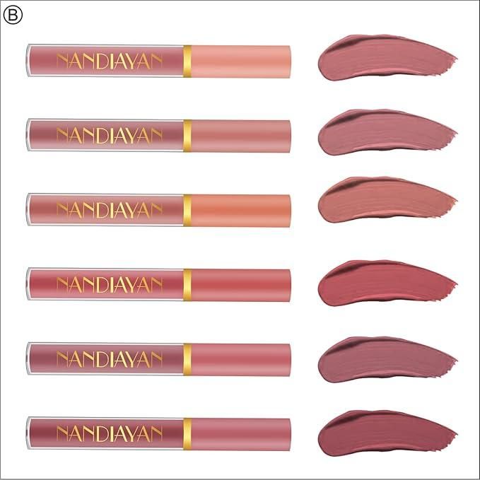 Long-Lasting Matte Liquid Lipstick Set
